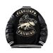 Men's Clothing American Retro Motorcycle Baseball Jacket Men's Embroidered Couple Tweed And PU Leather Jacket Plus Cotton And Thick Coat Trendy_viptrois.com