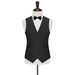 Men's Clothing Men's Suit Vest Work Clothes Suit Groomsmen Suit Professional Wear Large Size Formal Wedding Casual Vest_viptrois.com