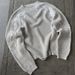 Men's Clothing Knitted Sweater Y2K Retro Knit Sweater With Embroidery - Light Grey Oversized Round Neck Pullover For Teens & Young Adults_viptrois.com
