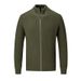 Long Zipper Knitted Cardigan Cross-Border Autumn Winter Hot-Selling Men's Casual Versatile Korean Style Half Turtleneck_viptrois.com