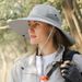 UPF 50+ Women's Sun Hat - Wide Brim Beach Hat For Travel & Outdoor (Lightweight, Quick-Dry, Adjustable Chin Strap, Breathable Fabric)_viptrois.com