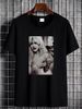 New Courtney Love Courtney Love Black Men All Size Tshirt Casual Soft Homme Versatile Fashion Comfortable Top For Everyday Wear Unisex Summer_viptrois.com