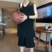 Summer New Men's Sleeveless T-Shirt And Loose Fit Five-Point Shorts Sports Jersey Casual Two-Piece Set_viptrois.com