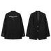 Men's Clothing High Street Single Breasted Two Button Suit Jacket Loose Pleated Wide Leg Suit Pants_viptrois.com