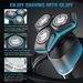 5 In 1 Cordless Electric Shaver Mens Beard Razor Dry & Wet Rechargeable Trimmer_viptrois.com