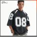 ETAI Men's Wear | High Quality Cotton Distressed Sports Feng Shui Washed T-shirt Trendy Brand Boxy Shoulder Length Short_viptrois.com