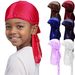 Children's Silk Pirate Hat Cross Border New Elastic Satin Cap Versatile Long Tail Pirate Hat DURAG_viptrois.com