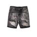 Men's Clothing Spring And Summer New D2 Fashion Men's Washed Shorts Distressed Slim Fit Small Feet Dark Gray Black Denim Shorts Men_viptrois.com