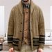 Pulse European And American Men's Clothing Autumn Winter Retro Fashion Turn-Down Collar Long Sleeve Jacket Thickened_viptrois.com