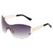Men's Sunglasses For Women Square Half Frame High End Personalized Sunglasses For Men_viptrois.com