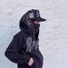 Glow-in-the-Dark Rhinestone Zip Hoodie – Unisex Halloween Streetwear (S-XL) – Punk Rock Pullover With Iridescent Studs_viptrois.com