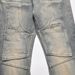 Men's Clothing Trend Micro Flared Jeans Men's Patch Pocket Split Patchwork Washed Wide-leg Pants_viptrois.com