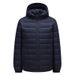 Men’s Lightweight Down Jacket – Warm Winter Coat With Detachable Hood, Slim Fit & Stylish For Cold Weather_viptrois.com