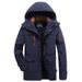 Men's cotton-padded coat men's long winter coat with wool thickened middle-aged cotton-padded jacket winter men's coat_viptrois.com