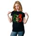 100% Diseñador Moda Algodón Calavera Mexicana Con Colores Bandera - Camiseta Audaz, Regalos Hombres, Top Casual_viptrois.com
