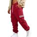 Men's Fleece-Lined Cargo Jogger Pants – Winter Workwear Utility Pants With Multi-Pockets & Striped Detailing_viptrois.com