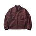 Men's Clothing Spring and Autumn Red Shirt Men's Long Sleeve High end Loose Casual Shirt Cardigan Jacket Bubble Shirt_viptrois.com
