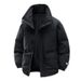 Men's Clothing Customized Stand Up Collar Cotton Coat For Men And Women, Korean Style Loose Thick Cotton Coat For Couples_viptrois.com
