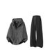Men's Clothing New Trendy Casual Loose Jacket Two Piece Suit_viptrois.com