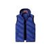Men's Lightweight Quilted Nylon Jacket With Detachable Hood, Slim Fit Casual Zip-Up Vest For Autumn Winter (Black, Navy, Army Green, Burgundy, Blue)_viptrois.com