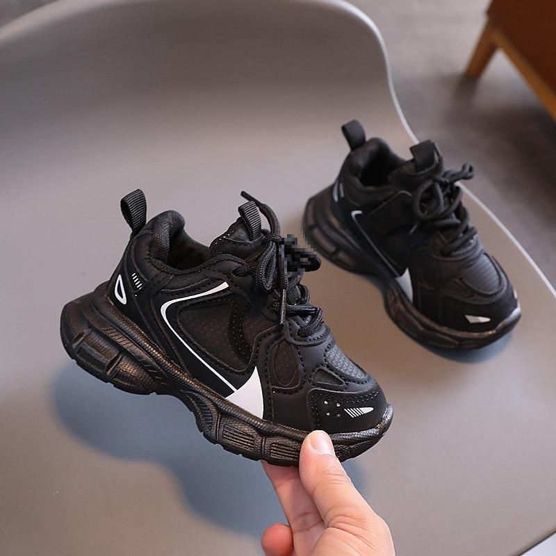 Boys And Girls Shoes Children's Sports Dad Shoes Spring And Autumn New Autumn Leather Fashion Boys Casual Shoes_viptrois.com