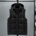 Men's Casual Vest Jacket - Thickened Cotton Padded Sleeveless Coat, Loose Fit, Stylish & Warm Outerwear For Teens & Young Adults_viptrois.com