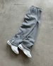 Cross Border American Retro Embroidered Casual Pants Men's Street Hip Hop Zipper Design Sports Pants Versatile Loose Trousers_viptrois.com
