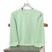 Women's Korean Style Short Zip-Up Cardigan Sweatshirt - Trendy Loose Hoodie For Early Autumn, Solid Color Lightweight Pullover_viptrois.com