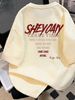 Cotton Short-sleeved T-shirt Men's Summer 2026 New American High Street Trendy Brand Half-sleeved Boys Loose Heavy T-shirt_viptrois.com