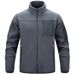 Men's Clothing men's jacket stand collar casual outdoor multi pocket polarized men's jacket warehouse large size jacket men's clothing_viptrois.com