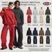 Pure ARTIE Clothing|2025 New Fleece-Lined Thickened Warm Trendy Brand Hooded Men's Loose Fit Sports Casual Couple Set_viptrois.com