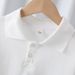 Mother & Kids Children's 2025 Summer New POLO Shirt Embroidered Outdoor Theme Boy Baby Short Sleeved T Shirt Thin Breathable And Comfortable_viptrois.com