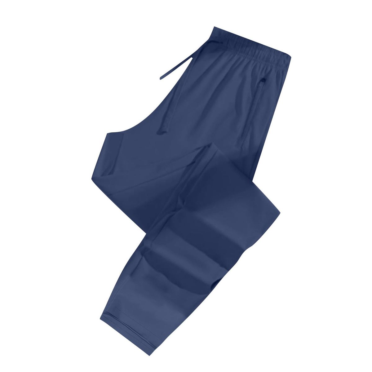Summer Men's Light Sports Casual Pants Breathable Midweight Polyester Straight Leg Mid Waist Machine Washable_viptrois.com