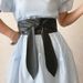 Fashion PU wide belt women's coat decorative strap waist wrap waist wrap with dress_viptrois.com