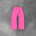 2025 Autumn And Winter Solid Color Loose High Street Trend Personality Flow Couple Sweater Trousers_viptrois.com