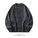 Loom Cross-Border Foreign Trade European American Autumn And Winter Versatile Loose V-Neck Cardigan Knitted Men's Sweater_viptrois.com