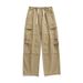 Men's Clothing Japanese Workwear Pocket Casual Pants 2025 Spring Loose Retro Versatile Cotton Design Trendy Brand Trousers Q_viptrois.com