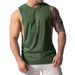 Men's Slim Fit Sleeveless Vest - Breathable Polyester Blend, Moisture-Wicking, Quick-Dry, For Gym, Running & Casual Wear_viptrois.com
