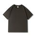 New 210g Combed Pure Cotton Loose Short-sleeved T-shirt For Summer 2025_viptrois.com