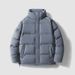 "Men's Heavyweight Cotton Jacket – Streetwear Winter Coat With Reinforced Stitching (Green/Khaki/Black/Dark Gray, M-6XL)"_viptrois.com