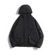 "Streetwear Utility Jacket – Unisex Nylon Cargo Coat With Detachable Hood For Urban Exploration"_viptrois.com