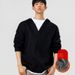 Men's Clothing Fleece Lined Hoodies, Autumn And Winter Patchwork, Two Piece Pullover Style_viptrois.com