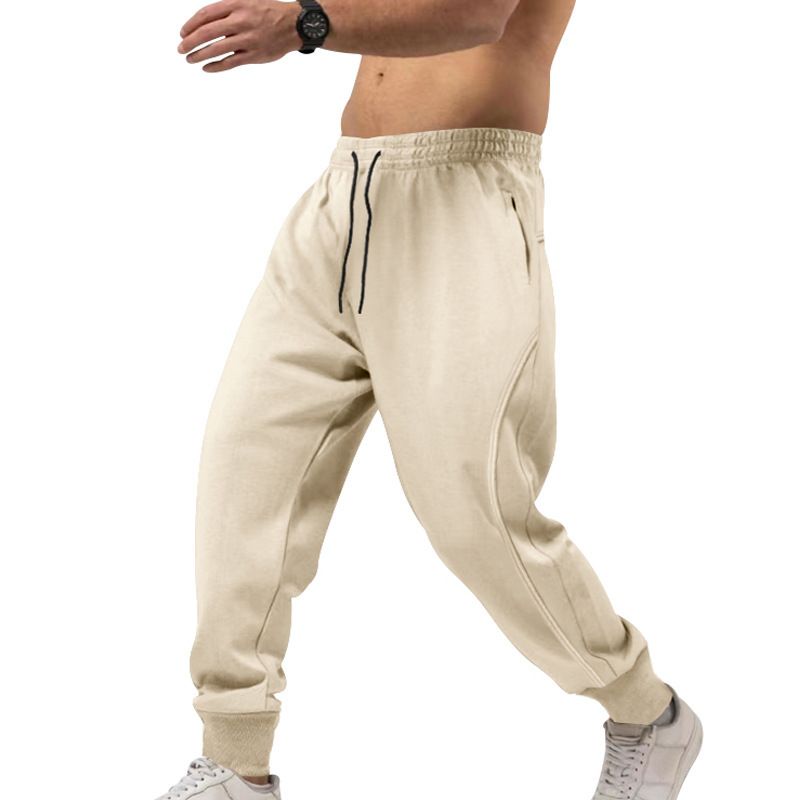 Men's Summer Jogger Pants – Slim-Fit Elastic Cuff Casual Trousers, Breathable & Lightweight For Daily Wear_viptrois.com