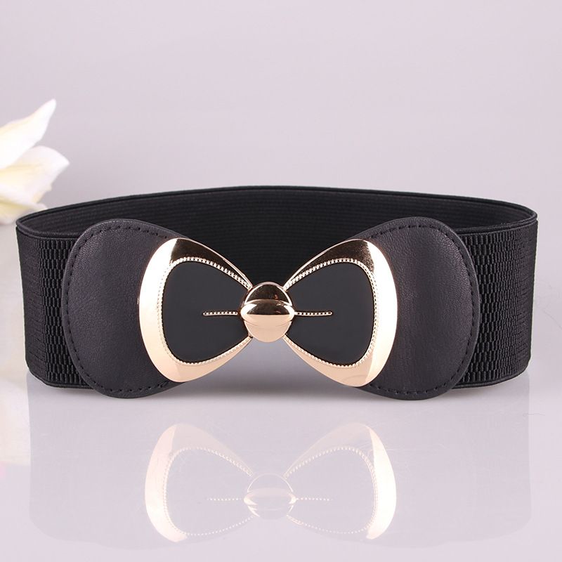 women's belt bow elastic belt waistband_viptrois.com