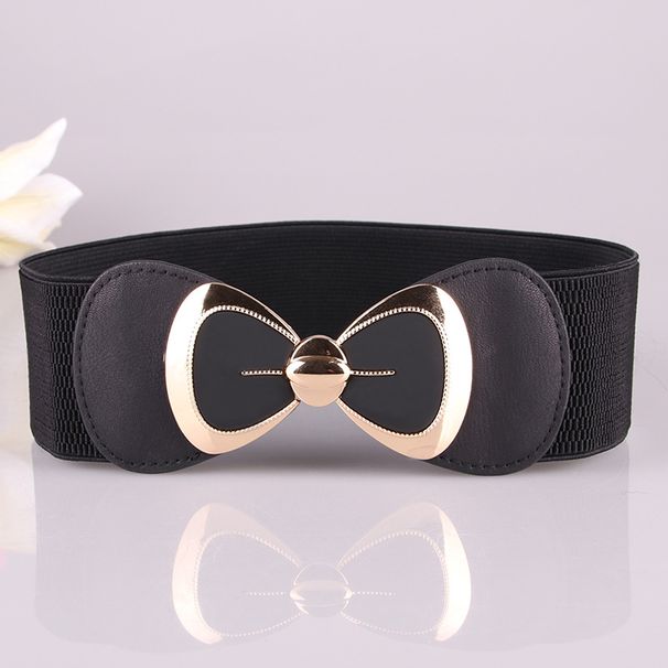 women's belt bow elastic belt waistband_viptrois.com