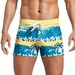 Men's Clothing New Coconut Tree Print Zipper Tether Leisure Tight Four Corner Swimming Spot_viptrois.com