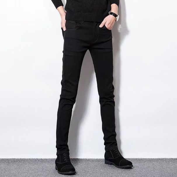Men's Clothing Denim Shorts Thin White Ripped Mid Length Pants Five Point Jeans_viptrois.com