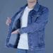 CT New Men's Denim Jacket Loose Fit Autumn Winter High-end Washed Workwear Turn-down Collar Stylish Trendy Top_viptrois.com