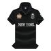 2025d Polo Shirt For Men, Cotton Embroidered Short Sleeve, Black, New York Casual Sports, Simple Slim Fit, Plus Size_viptrois.com
