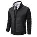 Men's Clothing Autumn And Winter New Men's Cardigan Sweater Foreign Trade Sweater Jacket Plus Velvet Thickened Men's Jacket_viptrois.com